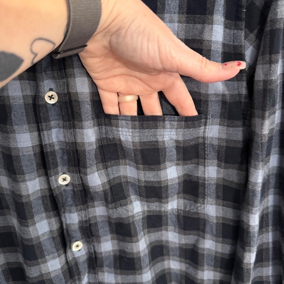 Billy Reid standard fit Button down plaid Shirt 31946 - Picture 7 of 10